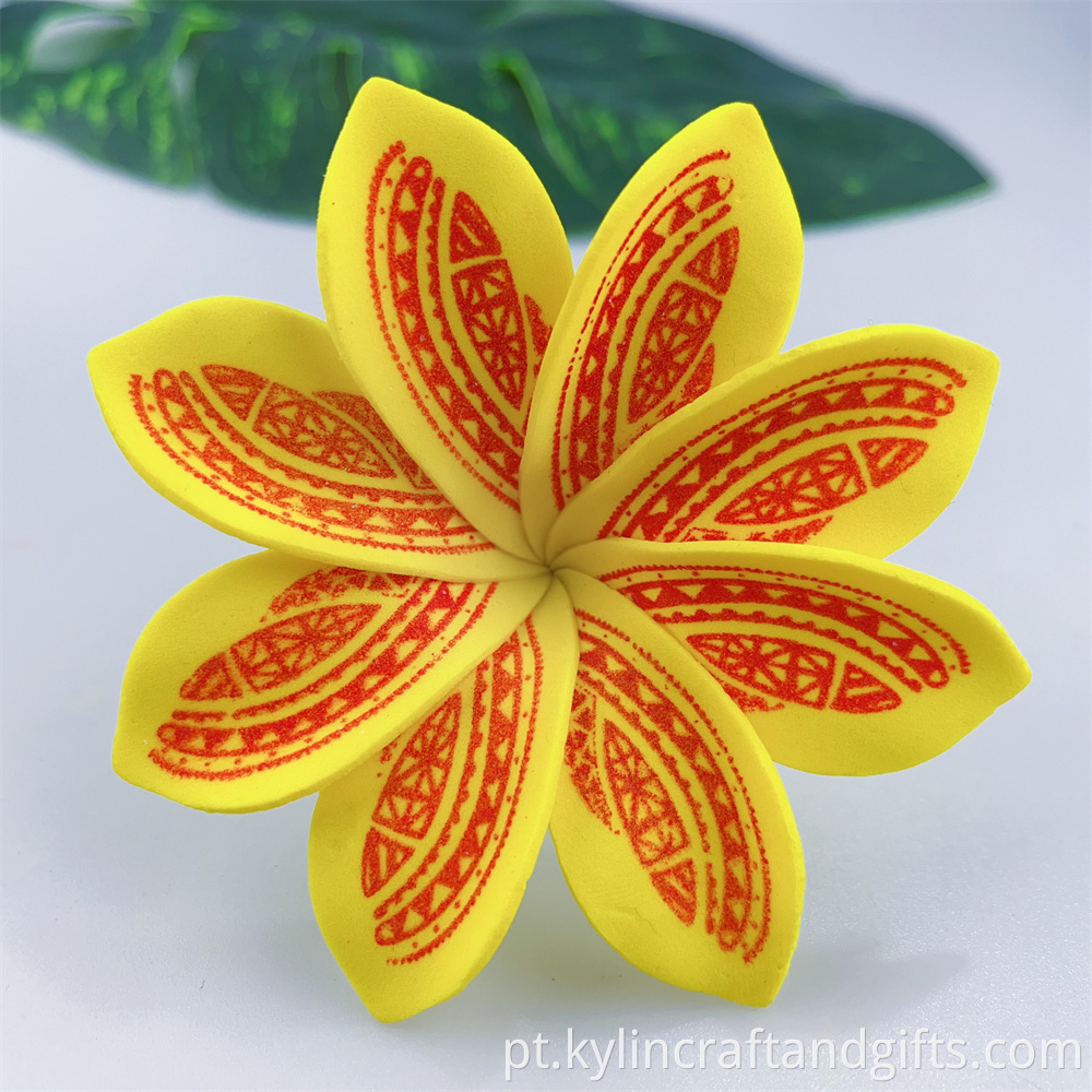 Kn Hf022 Plumeria Hair Pick